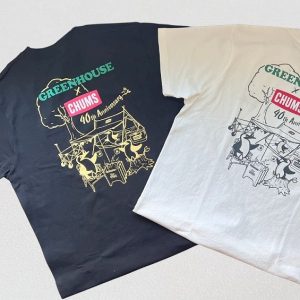 グリーンハウス40周年を記念したチャムスとのコラボTシャツが完成！